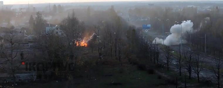Минометен обстрел в Донецк на Възкресение