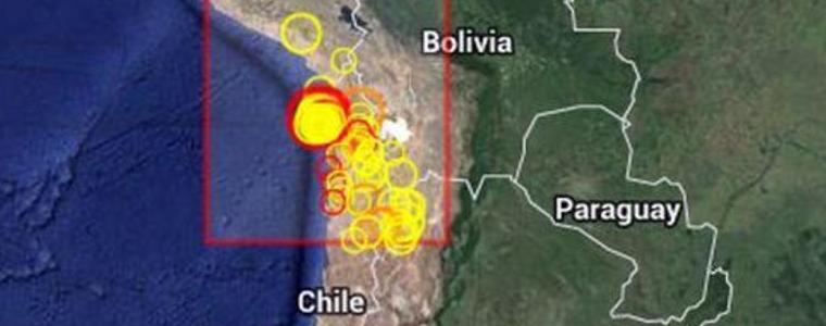Мощен трус удари Чили, Венецуела също се разлюля
