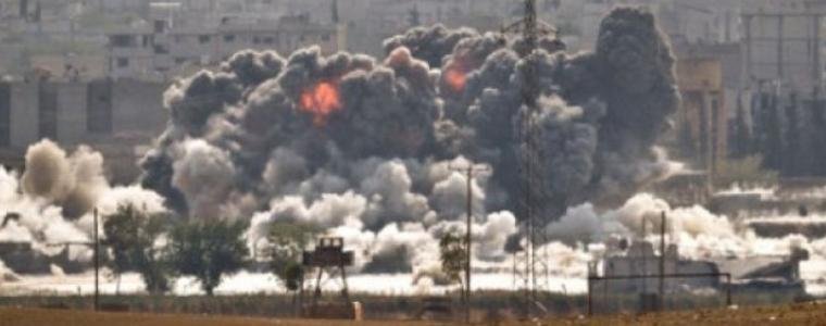 Турция бомбардира мощно кюрдски зони в Сирия