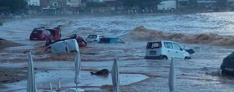 Обявиха извънредно положение в Солун и Пелопонес заради наводненията (ВИДЕО)  