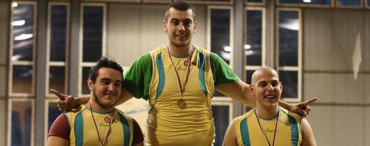 Състезателите на СКЛА Добрич обраха медалите в тласкането на гюле за юноши на националния шампионат