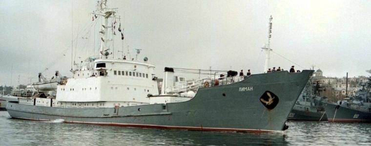 Руски шпионски кораб потъна в Черно море след сблъсък с товарен кораб