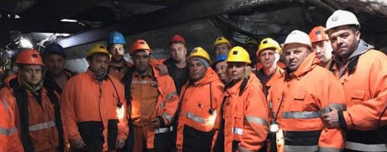След 60 часа под земята омбудсманът  изведе протестиращите миньори от мина „Оброчище“