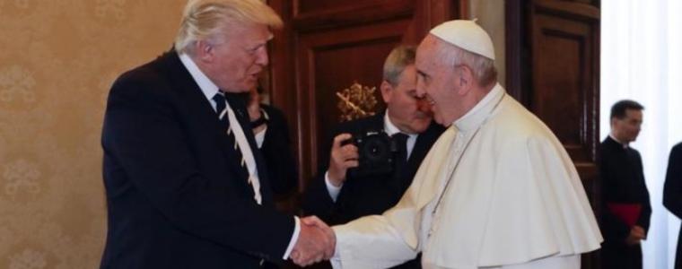 Папата отправи послание за мир към Доналд Тръмп
