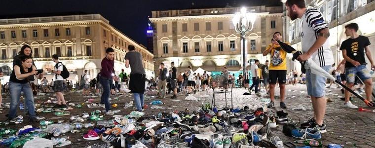 1000 ранени след блъсканица заради фалшива бомбена заплаха в Торино