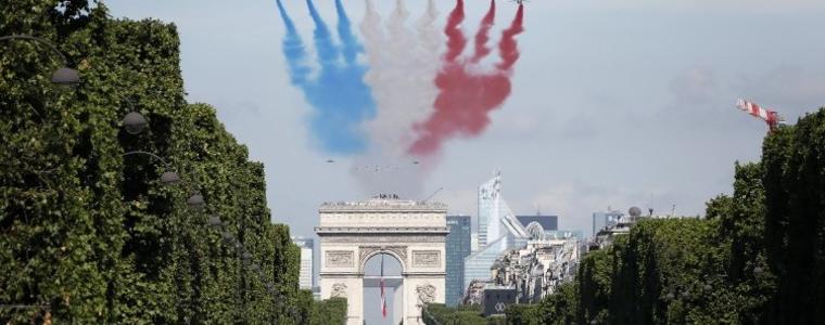 Франция отбеляза Деня на Бастилията пред погледа на Тръмп