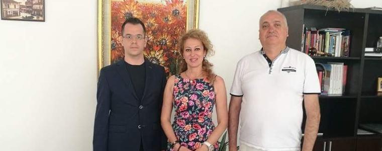 Кметът на Добрич се срещна с директора на Държавния музикален и балетен център Марияна Арсенова 