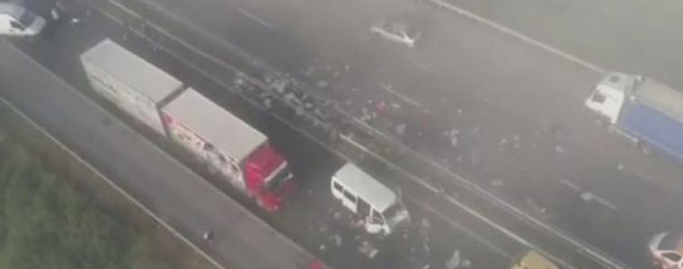 Равносметката от ада на "Тракия": 31 ранени, над 40 коли са потрошени