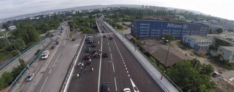 Аспаруховият мост във Варна отново в ремонт