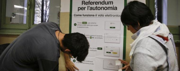 В Ломбардия и Венето гласуваха за повече автономия 