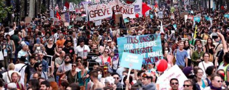 Арести след протест срещу Макрон във Франция 