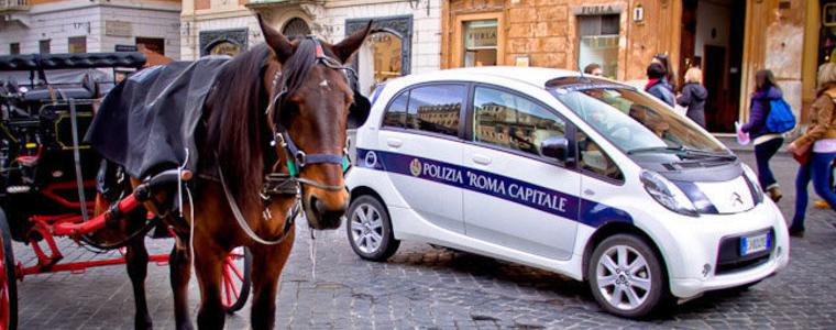 Зрелищен обир в Рим с кола с българска регистрация