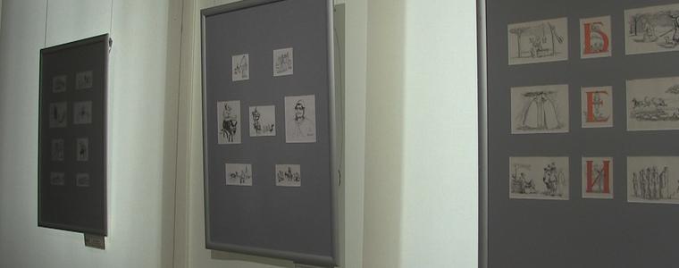 Илюстрациите на Илия Бешков и учениците му гостуват в галерията в Добрич (ВИДЕО)