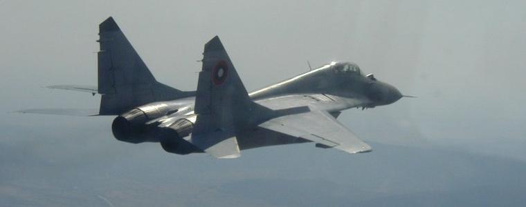 Екипажи на МиГ-29 ще проведат стрелби по въздушни мишени в района на зенитния полигон на ВВС „Шабла“
