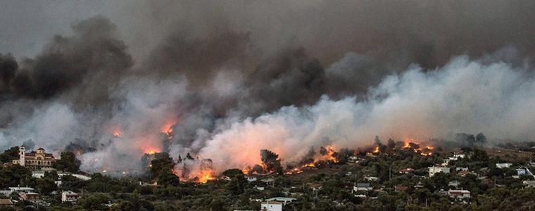 Пожарите в Гърция продължават 