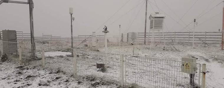 Снегът е все по-близо, падна първият сняг в Румъния