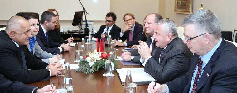 Борисов се срещна със заместник-държавния секретар на САЩ Джон Съливан