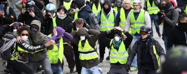 При вчерашните протести във Франция са арестувани 1385 души, а 118 са били ранени
