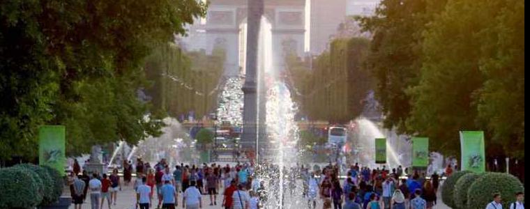 Париж се готви за 40-градусови жеги, въвежда 900 прохладни зони в Париж