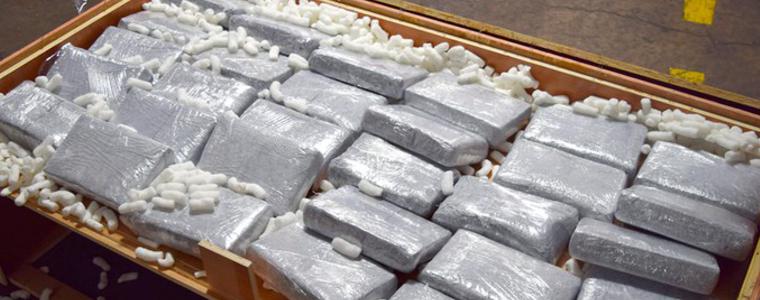 През 2017 г. в Европа са конфискувани над 140 тона кокаин