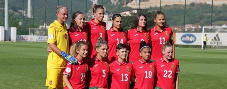 ФУТБОЛ: Димитра Иванова с гол за девойките до 19 г. на България