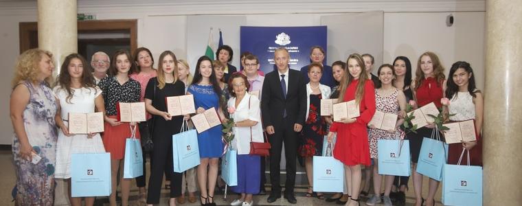 Гергана Желева получи почетното отличие на МОН „Национална диплома“