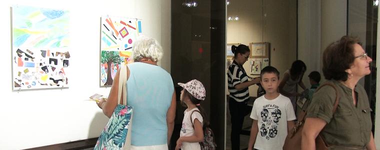 Откриха изложбата на децата "Моето лято в галерията" (ВИДЕО)
