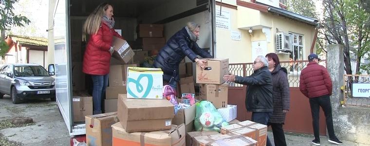 Камион с дарение от Германия за  три социални институции в Добрич (ВИДЕО)