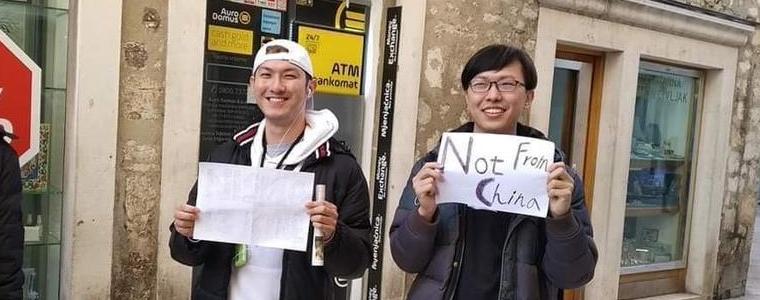 Тайвански туристи в Хърватия носят надписи „Не сме от Китай”
