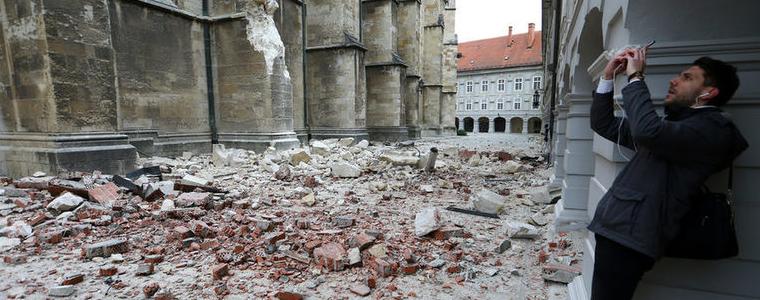 Силно земетресение в Хърватия, има пострадали и щети