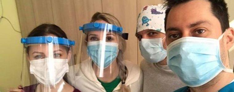 В Русе правят шлемове за медицинските ни работници