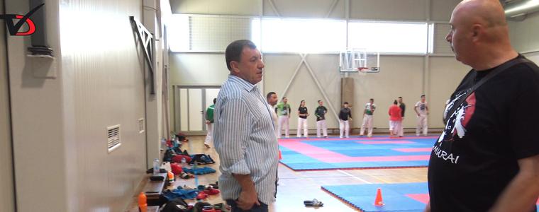 Алексей Петров посети лагера на националния отбор по карате в Кранево (ВИДЕО)