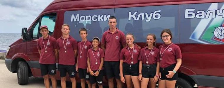 Куп медали за Морски Клуб „Балчик“ на Държавното първенство за неолимпийски класове