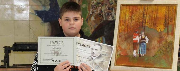 Георги Миленов получи отличие от конкурса "С Йовковата бяла лястовица",