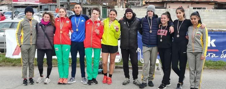 Петима състезатели на СКЛА „Добруджа“ представиха България на Балканското по спортно ходене