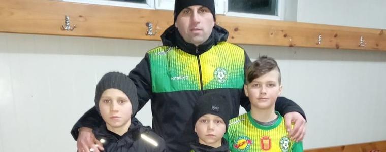 ФУТБОЛ: 3 деца от Украйна вече са част от семейството на ФК „Добруджа“