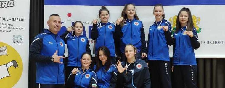 КАРАТЕ: 9 медала за „Калиакра“ на държавното първенство