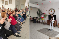 Таланти от вокална школа VoiceRoom Nelly Gregory гостуваха в Дома за стари хора в Добрич