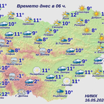 Добрич - най-студеният град в България тази сутрин 