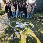 Ученици от СУ "Св. св. Кирил и Методий" създадоха символична композиция за Благовещение