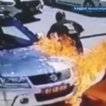 Полицията в Скопие арестува 44-годишен мъж, заподозрян за палежа на коли на българското посолство