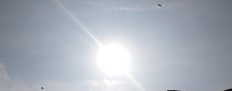 Вятърът отслабва, термометърът удря 31°