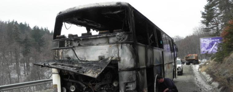 Изгоря автобус по линията Варна-Русе, няма пострадали