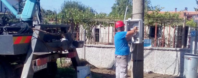 Екипи на ЕНЕРГО-ПРО Мрежи ремонтират обекти в Балчик