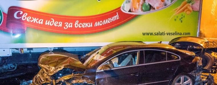 Шофьор на добричка фирма пострада във верижната катастрофа на „Витиня”