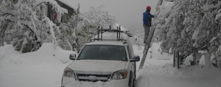 По данни на Енерго-Про 25 населени места в областта са без ток
