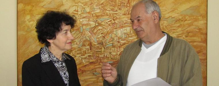 Областният управител се срещна с юбиляра Димитър Дуков