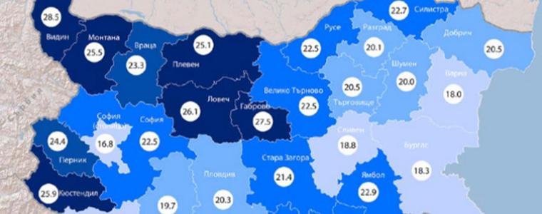 Добрич - девети в страната с население от 86 292 души