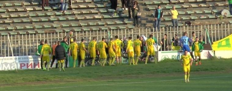 ФУТБОЛ: Добруджа се раздели с Б група с победа