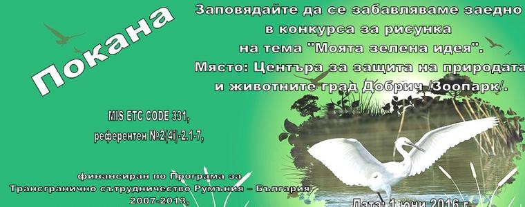 Конкурс за рисунка "Моята зелена идея" ще се проведе на Деня на детето в зоопарка